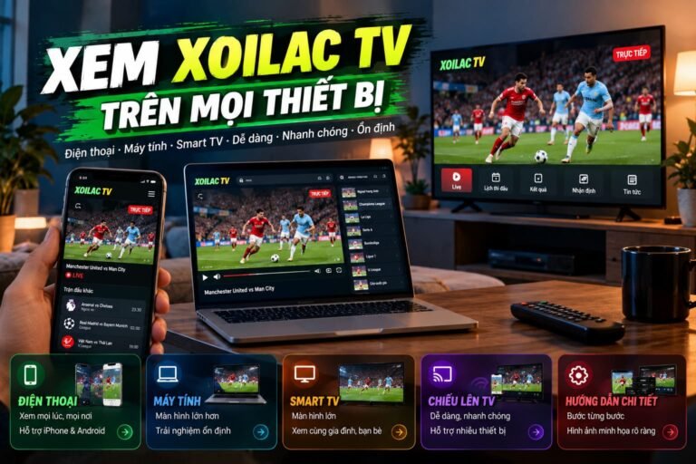 Hướng dẫn xem Xoilac TV trên nhiều thiết bị